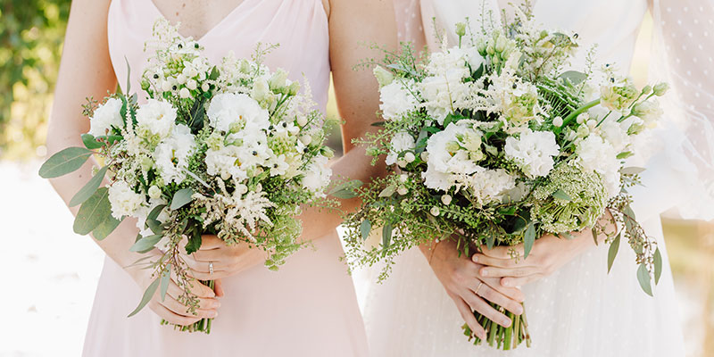 Elegant Garden Classic Bridal Bouquet — In Bloom Florist Weddings
