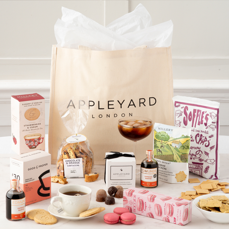 Afternoon Tea Hamper with Cocktails | Luxury Hampers Delivered by Appleyard London