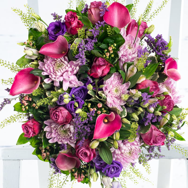 Afternoon Tea - Pink - Alstroemeria & Bouvardia - Flower Bouquet - Next Day Flower Delivery UK - Appleyard London