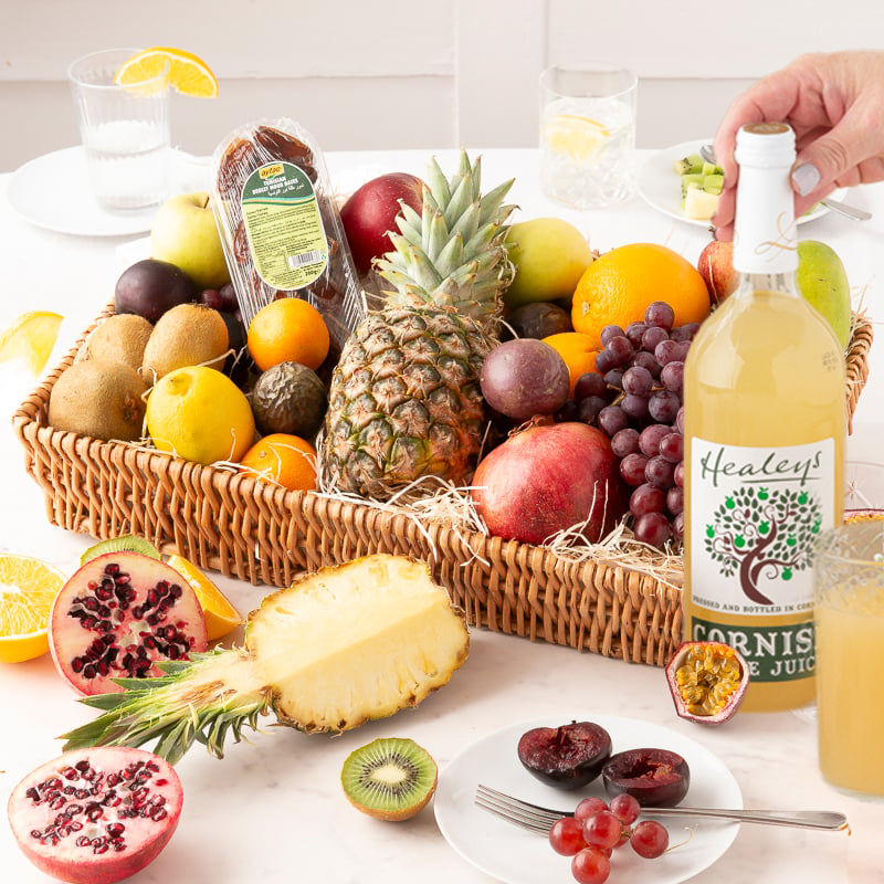 Deluxe Fruit Hamper - Hamper - Next Day Hamper Gift Delivery UK - Appleyard London
