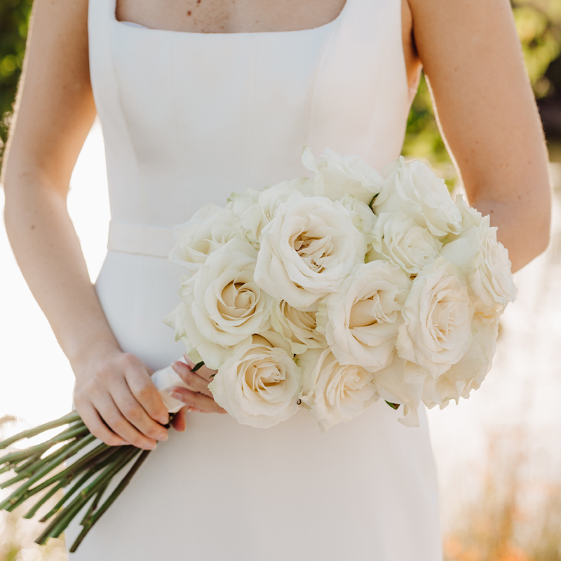 Elegance Collection - White - Wedding Flower Bouquet - Last Minute Wedding Flowers Delivery UK - Appleyard London