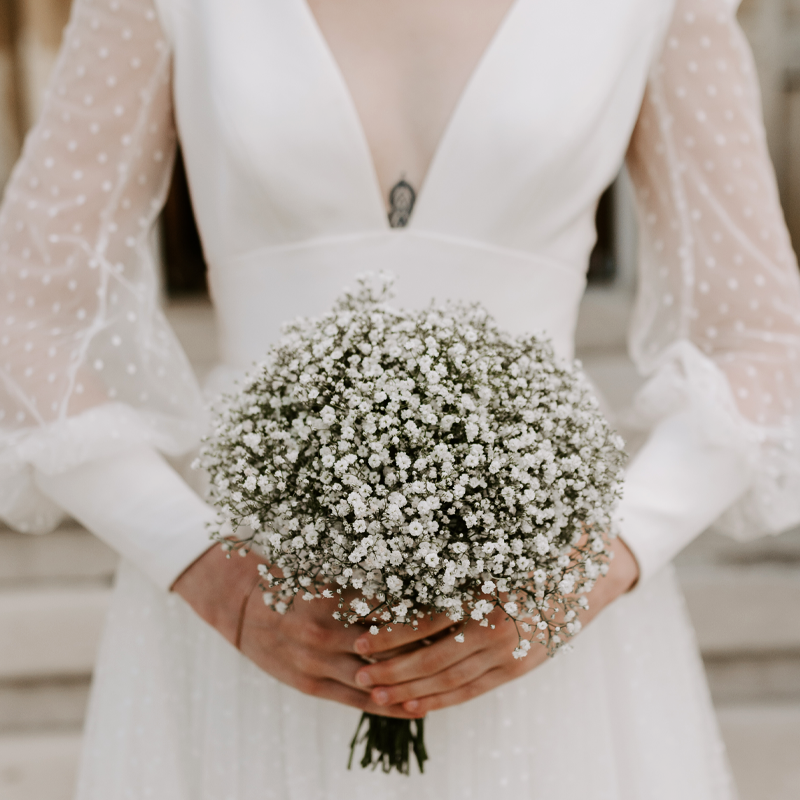 Gypsophila Collection - White - Wedding Flower Bouquet - Last Minute Wedding Flowers Delivery UK - Appleyard London