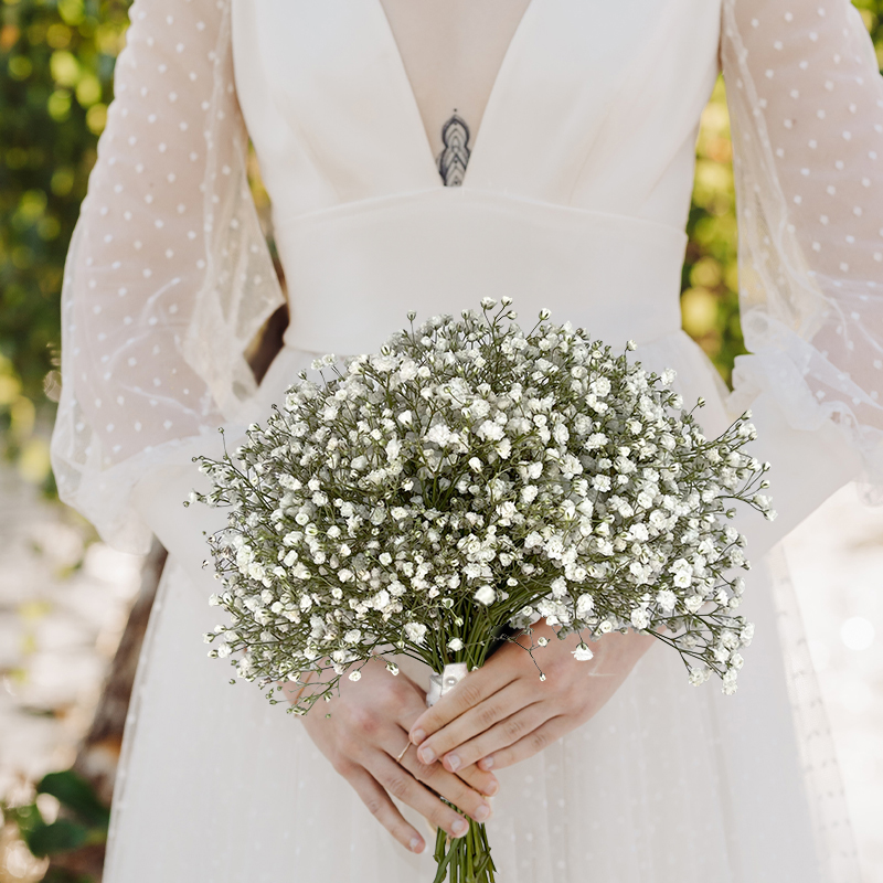 Gypsophila Bridal Bouquet - Wedding Flowers - Last Minute Bridal Bouquet Delivery UK - Appleyard London