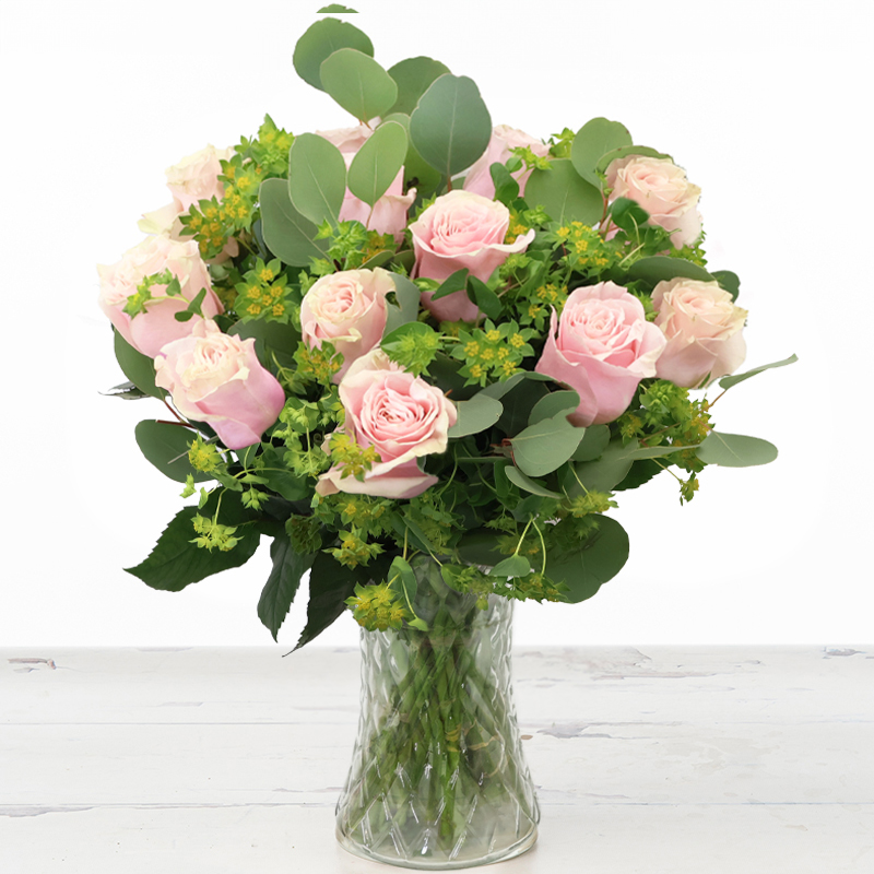 12-24 Luxury Pink Roses - Flower Bouquet - Next Day Flower Delivery UK - Appleyard London