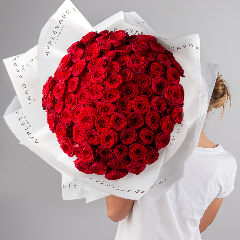 The Mayfair - Red - Flower Luxury Bouquet - Next Day Flower Delivery UK - Appleyard London