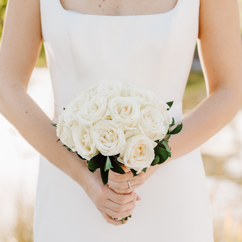 Vintage Pearl Bridal Bouquet - Wedding Flowers - Last Minute Bridal Bouquet Delivery UK - Appleyard London