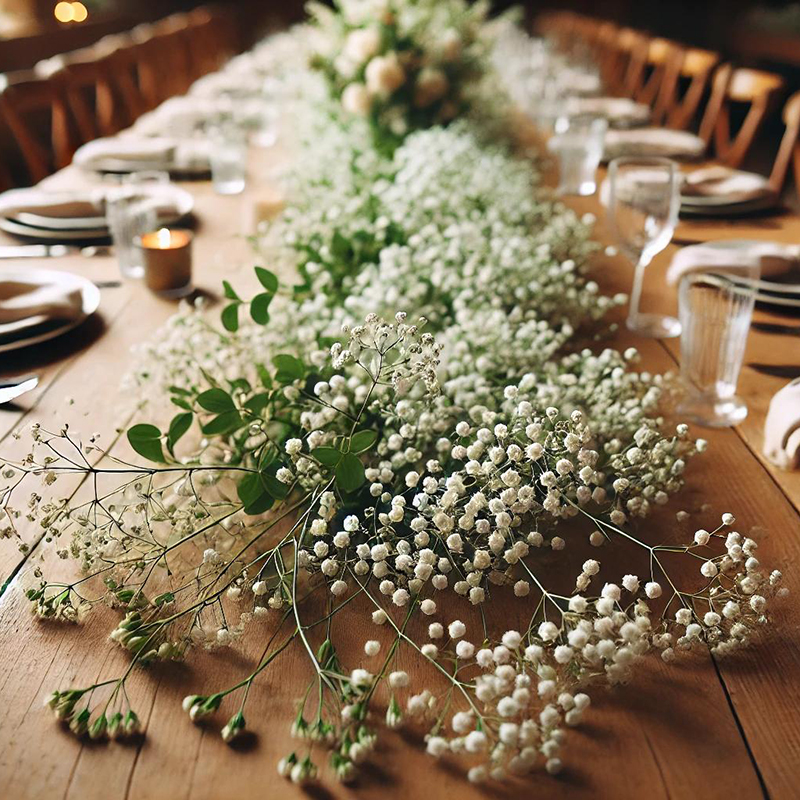 Gypsophila Garl& - White - Wedding Flower Bouquet - Last Minute Wedding Flowers Delivery UK - Appleyard London